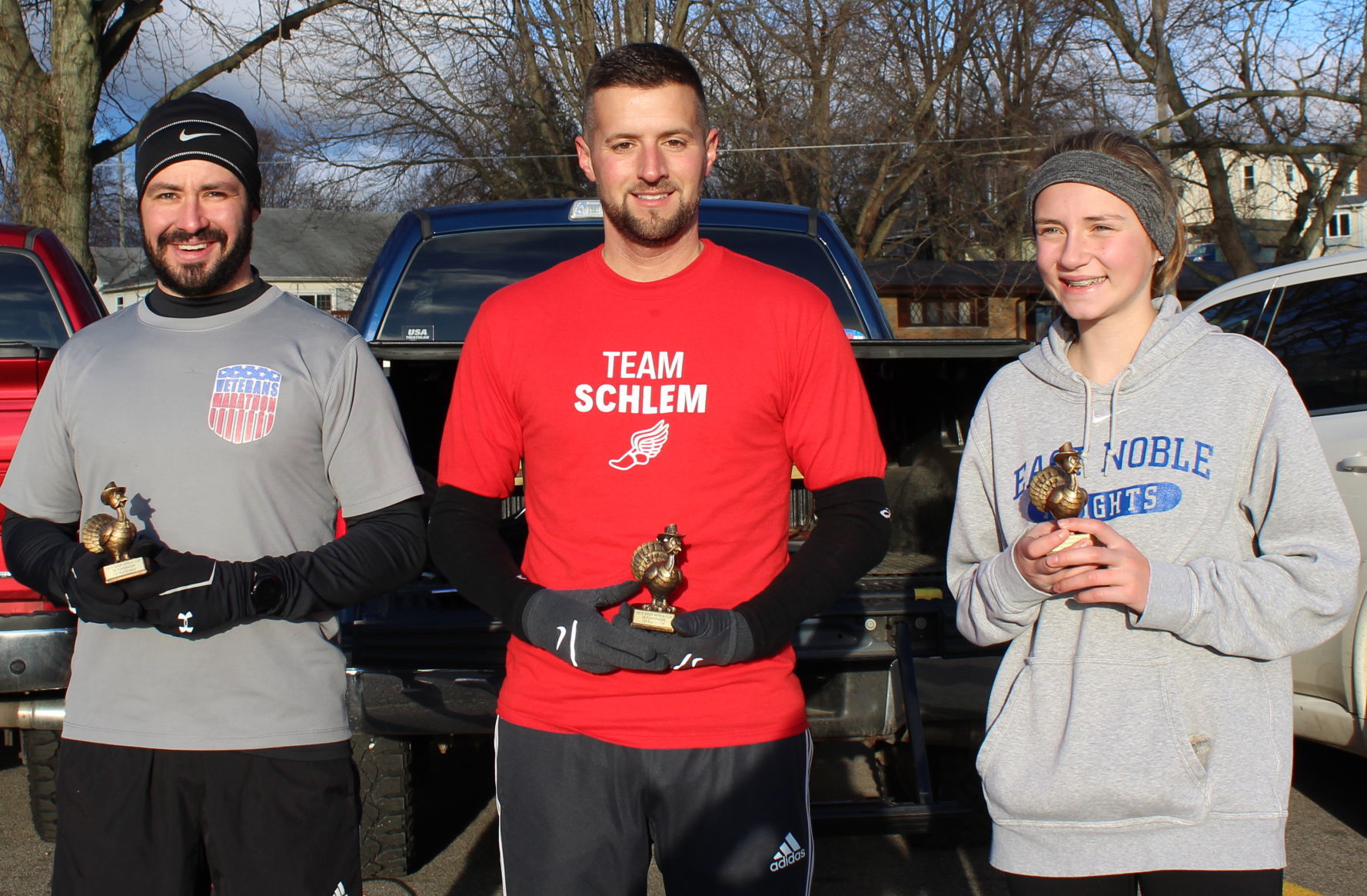 Fundraising run winners